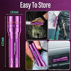 Rechargeable Flashlight 2 Pack, Bright Military Grade Torch Light High Lumens - Image 6