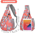 ZOMAKE Sling Bag, Small Crossbody Sling Backpack, Water Resistant Shoulder - Image 4