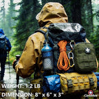Carlebben EMT MOLLE Ifak Pouch Tactical MOLLE Medical First Aid Kit Utility - Image 5