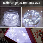 ZSJWL 30 Pack White Fairy Lights Battery Operated, 7Ft 20LED Mini String Light - Image 6