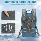 G4Free Small Hiking Backpack 20L Lightweight Foldable Packable Travel Daypack - Image 2