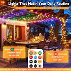 HXWEIYE Rechargeable Fairy Lights - Image 3