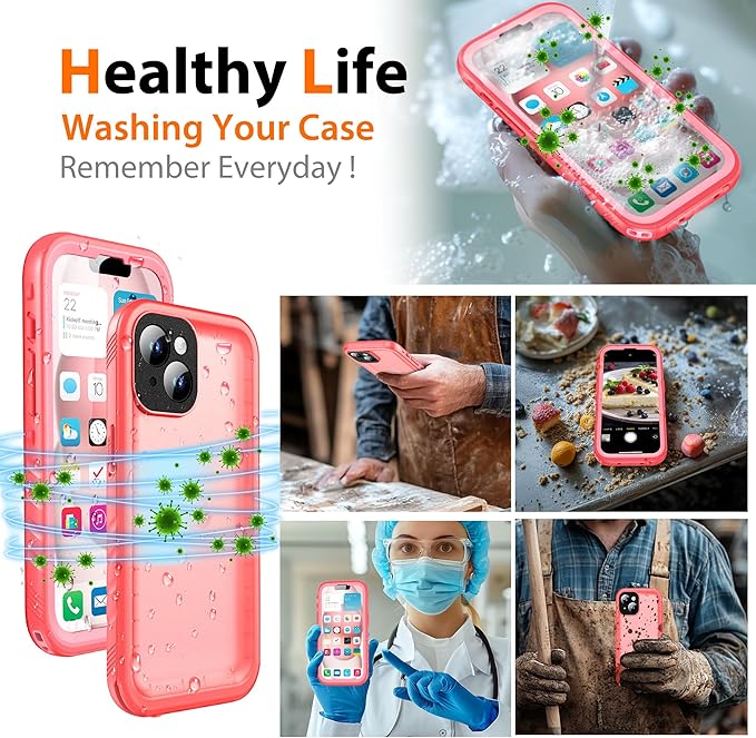 Cozycase Compatible with iPhone 14 Plus Waterproof Case - Image 10