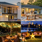 Mlambert 50Ft Outdoor String Lights, G40 Globe Patio Lights - Image 4