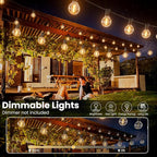 RTTY Outdoor String Lights 25 FT, Patio Light - Image 9