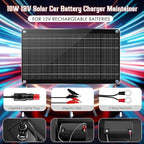 Saillong 10W 12V Solar Car Battery Charger Maintainer, Waterproof Solar Panel - Image 3