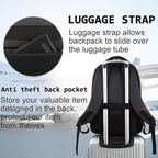 Volher Laptop Backpack, Business Travel Anti Theft Slim Durable Laptops Backpack - Image 6