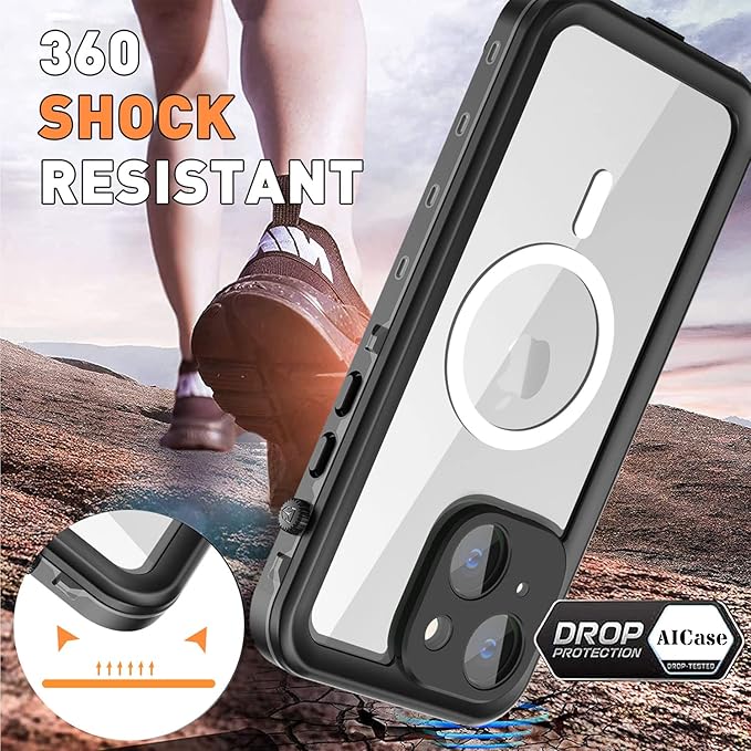 AICase for iPhone 14 Case Waterproof, Compatible - Image 5