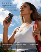 Portable Clip-On Mini Fan, Hands-Free, Turbo Personal Handheld Fans - Image 6