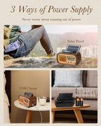PRUNUS J-150 Portable Radio AM FM SW Bluetooth Speaker, Gifts - Image 2