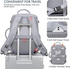 Beraliy Travel Backpack, Personal Item Bag Ailrline Approved, 17.3 Inch Laptop - Image 7