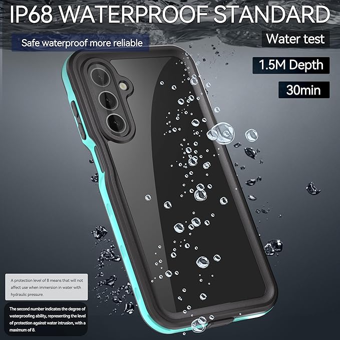 Hllhunkhe for Samsung Galaxy A16 5G Case Waterproof, Rugged Full Body - Image 2