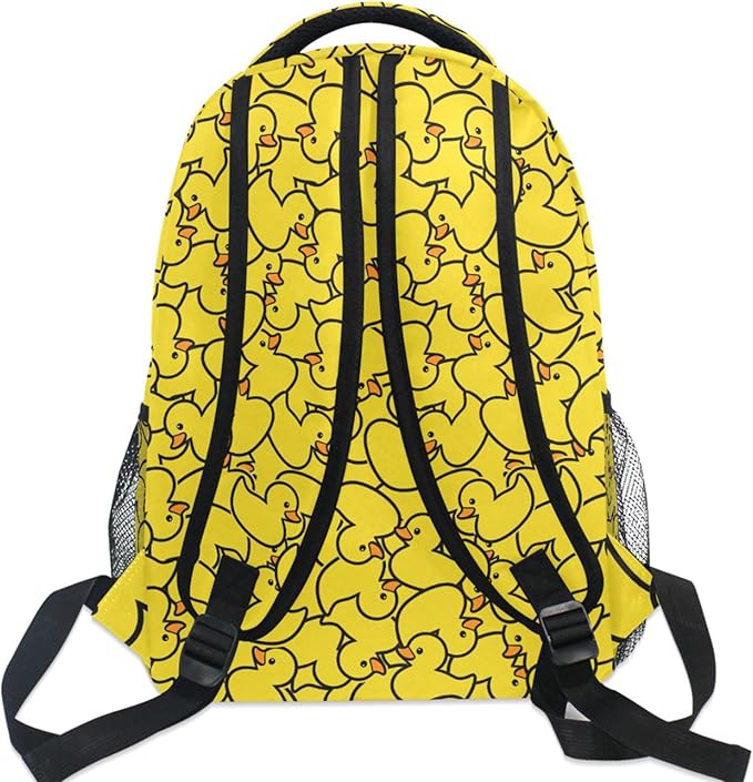 Wamika Yellow Ducks Backpack Farm Cartoon Animals School Backpacks Preschool - Image 7