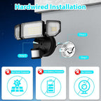Abovizo 85W Motion Sensor Outdoor Light, 8500LM Ultra-Bright LED Security Light - Image 2