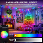 TW SHINE Smart Christmas Lights, 300 LED 100FT Color Changing Halloween String - Image 2