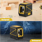 Laser Level with Tripod, 100 feet Green Cross Line Self Rotary Leveling Laser - Image 3