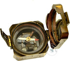 Kelvin & Hughes Natural Sine Brass Pocket Compass – Vintage Mining Compass & - Image 3