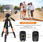 75inch Camera Tripod for ipad iPhone, Heavy Duty Aluminum Tripod - Image 4