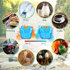 Tessco for you 12 Pack 1.3 Gallon Collapsible Water Storage Bag Water Container - Image 8