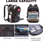 LOVEVOOK Large Backpack for Men 18 inch Heavy Duty Backpack Big Travel Backpack - Image 4