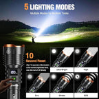 WdtPro Rechargeable LED Flashlights High Lumens, Super Bright 90000LM - Image 5