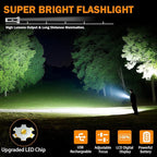 6Pack Rechargeable Flashlights High Lumens, LED Flashlight Rechargeable - Image 2