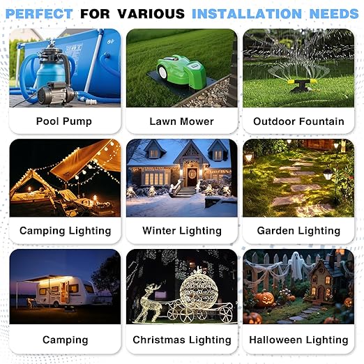 Flemoon IP54 Waterproof Electrical Box, Outdoor Plug Cover Weatherproof - Image 9