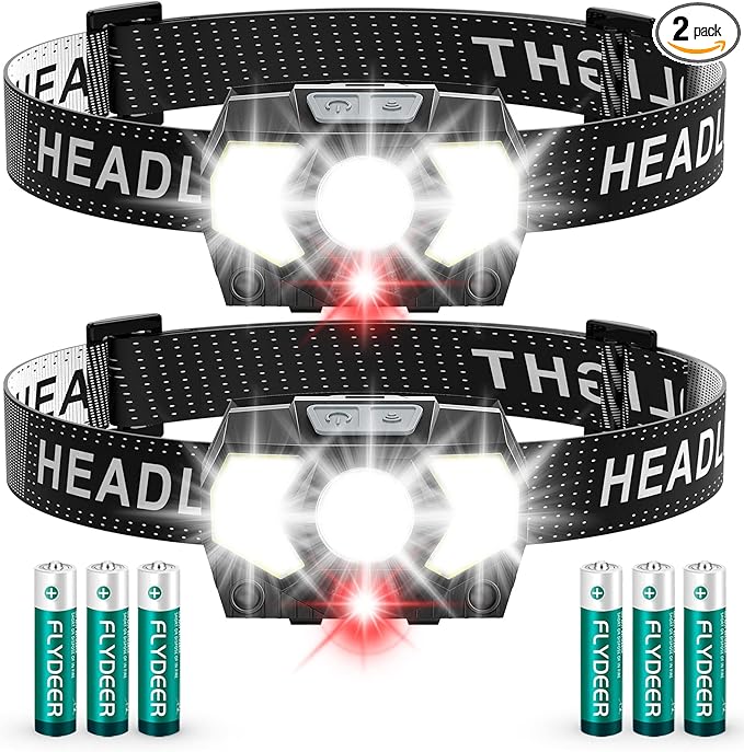 Lsnisni LED Headlamp 2 Pack, 1500 Lumen Bright Head Lamp by Lsnisni