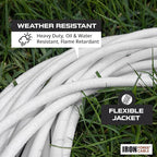 Iron Forge Cable 12 Gauge Outdoor Extension Cord 10 Ft, SJTOW 12/3 Heavy Duty - Image 3