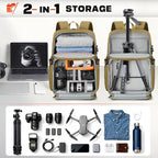 RAINSMORE Camera Bag Backpack for DSLR/SLR/Mirrorless Camera Bags for - Image 7