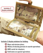Underalert Tactical Wristband Dope Card Holder Sniper Data Book Quarterback - Image 6