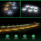 URAGO Super Bright Solar Lights Outdoor Waterproof-10 Pack, Dusk to Dawn Up to - Image 4