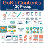 KeepGoing Travel First Aid Kit for Kids – 130 Pc. for Car, Diaper Bag & Backpack - Image 6