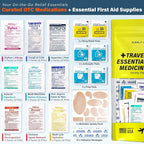 EVERLIT CARE Travel Essential Medicine First Aid Kit I Bonus Medical Supplies I - Image 2