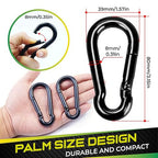 PAMAZY 6Pcs 3.15In Spring Snap Hooks 460LBS Capacity, Utility Hook Clip - Image 3