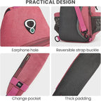 G4Free Canvas Sling Bag Crossbody Backpack - Image 6