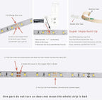 Sensky 19.7ft/6m Motion Activated LED Strip Light Kit Flexible LED Strip Motion - Image 6