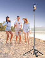 Aluminum 71" Phone Tripod, Travel Tripods - Image 8