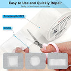 Secopad White Window Screen Repair Tape, 2 in X 30 FT Kit - Image 2