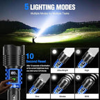 WdtPro Rechargeable LED Flashlights High Lumens, Super Bright 90000LM - Image 4