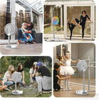 Socool 40000mAh Battery Operated Foldable Fan, Rechargeable Standing Fan - Image 9