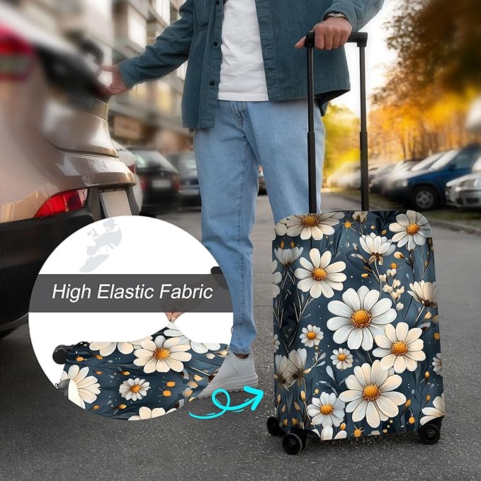 Luggage Cover Protector for 30-32 Inch Suitcases, TSA Approved Elastic Travel - Image 4