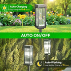 ELECLINK Solar Pathway Lights Outdoor, 4 Pack Upgraded Solar Lights Outdoor - Image 5