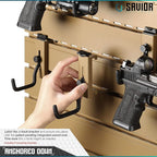 Savior Equipment Wall Rack System Heavy-Duty Steel Tactical Rifle Carbine - Image 3