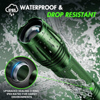 WdtPro LED Flashlight High Lumens SR2000 Pro, 2 Pack Brighter Tactical - Image 5