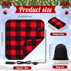 Tuanse 16 x 16 Inches Car Electric Blanket 12 Volt Heated Car Blanket - Image 2