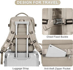 coofay Laptop Travel Backpack For Women Men Airline Approved Carry On Bags For - Image 8