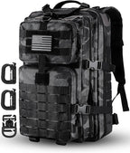 Hannibal Tactical MOLLE Assault Pack, Tactical Backpack Military Army Camping by HannibalTactical