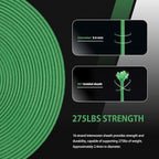 Abma Cord 2.4mm Paracord 275 100ft Nylon Rope 4 Strands Tactical Parachute Cord - Image 4