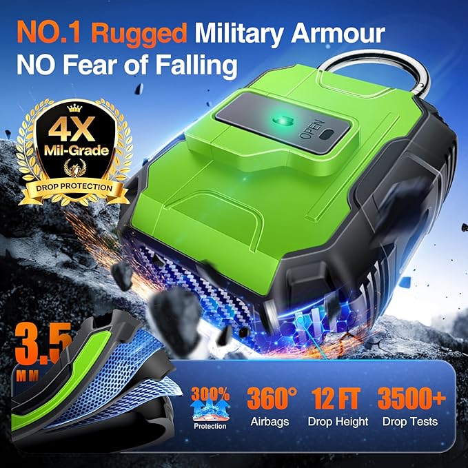 Armoured Heavy Duty for AirPods 4th Generation Case - Image 2